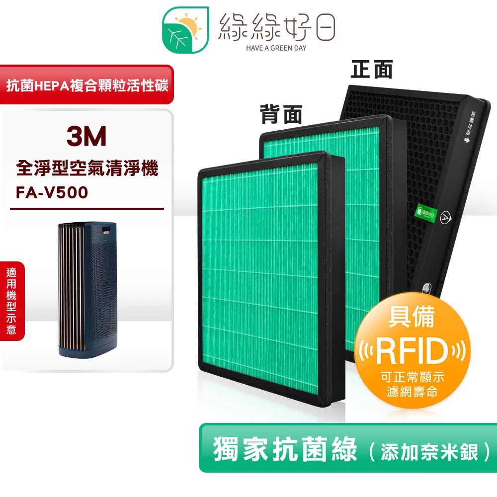 3M FA-V500空氣清淨機專用濾網V500-NWF(2入組) 歷史價格詳細信息