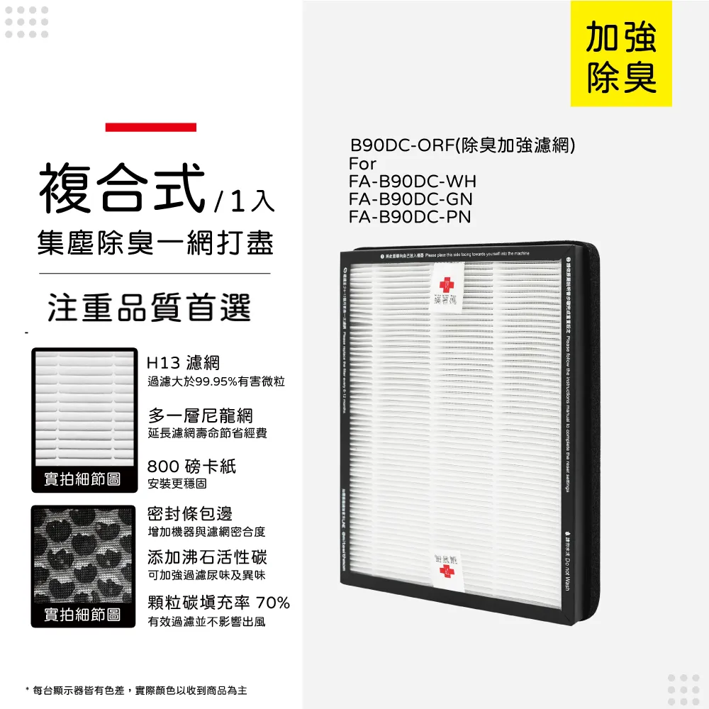 蟎著媽 複合式濾網(適用 尚朋堂 SA-2203C SA-2255F SA-2258DC 空氣清淨機) 歷史價格詳細信息
