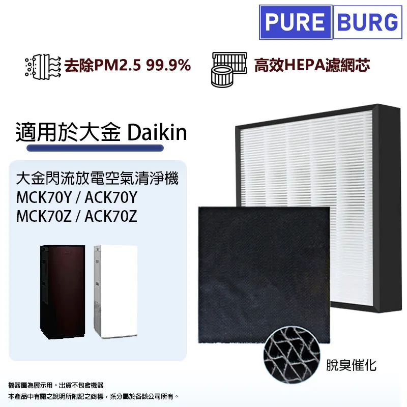 適用：大金 ACK70/MCK70ACK55/MCK5【Original Life】沅瑢長效可水洗 空氣清淨機濾網 歷史價格詳細信息