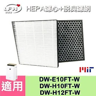 【HEPA濾心】適用 夏普DW-E10FT-W DW-H10FT-W DW-H12FT-W 空氣清淨除濕機-1入 歷史價格詳細信息