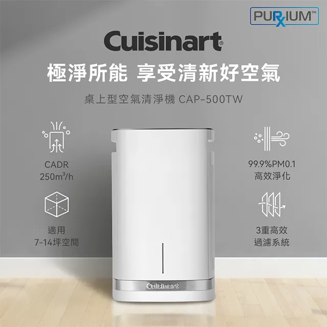 【Cuisinart 美膳雅】空氣清淨機濾網4片組(CAP-1000TW專用) 歷史價格詳細信息