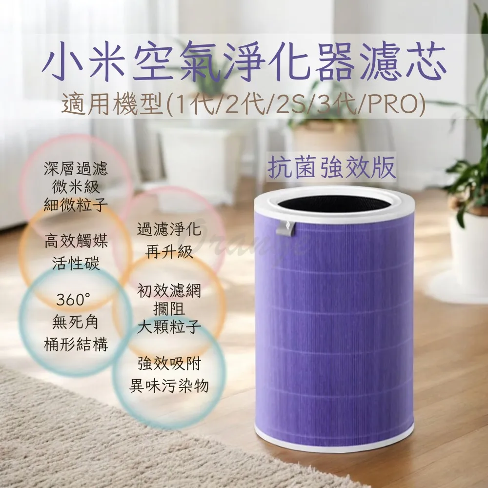 【小米】 空氣清淨機濾芯 HEPA 濾芯 濾心 濾網 抗菌版 歷史價格詳細信息