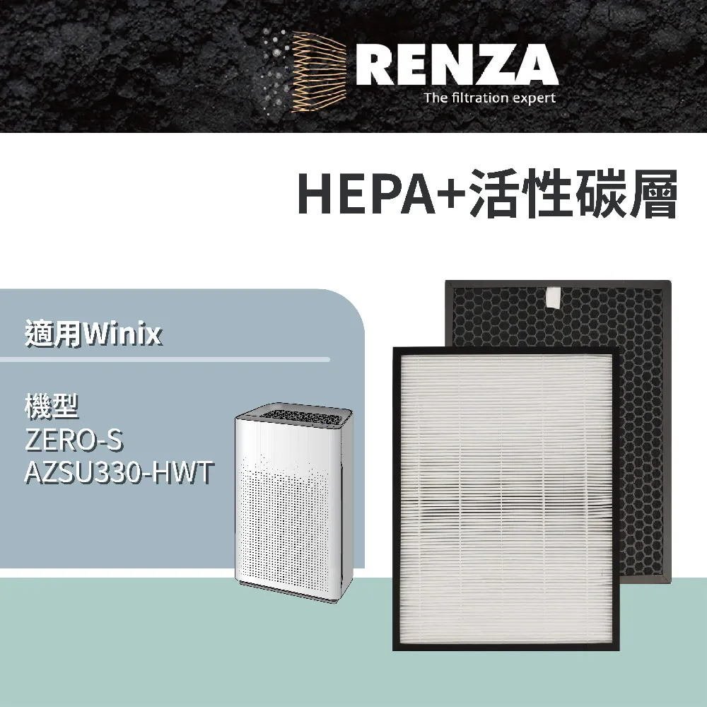 RENZA適用Winix AAPU300 6-10坪空氣清淨機高款 HEPA+活性碳濾網(替代GQ濾網) 歷史價格詳細信息