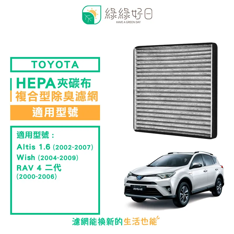 適用TOYOTA: ALTIS(2003~2007年 ) 汽車冷氣濾網【Original Life 沅瑢】長效可水洗 歷史價格詳細信息
