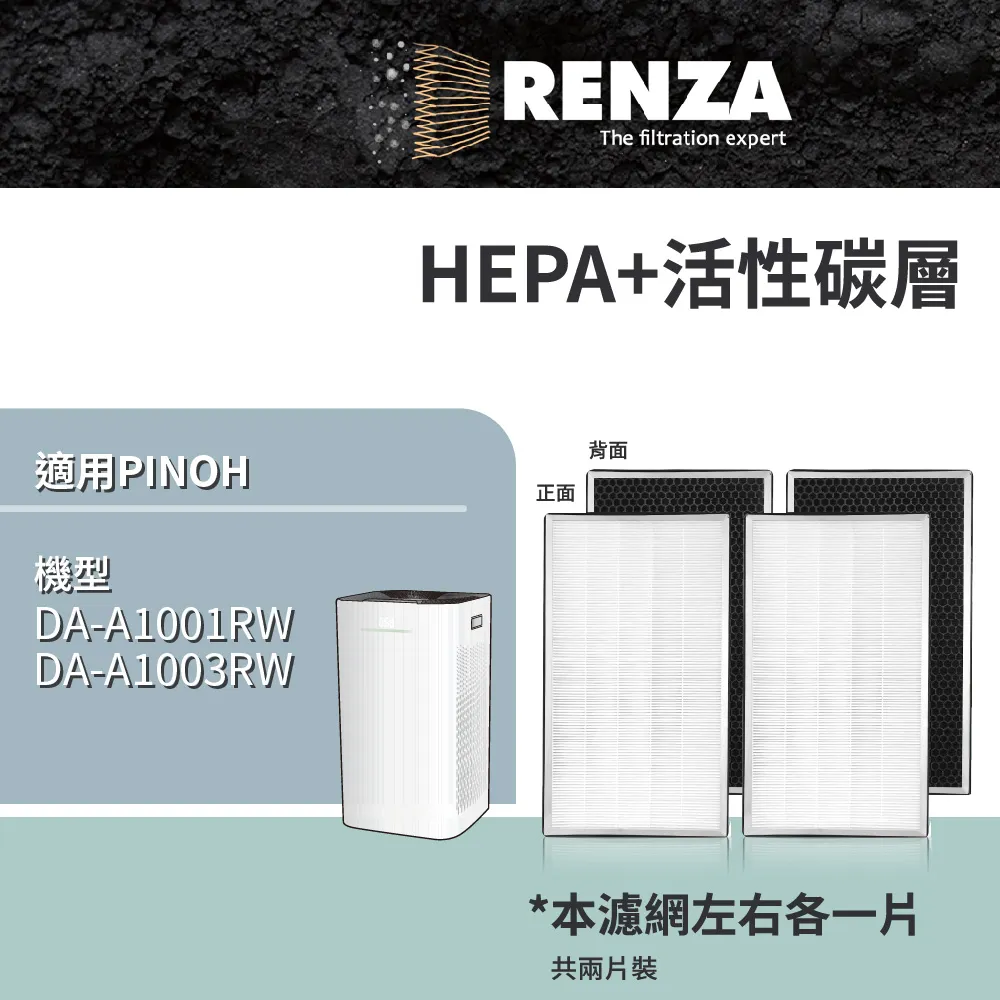 PINOH 空氣清淨機 HEPA活性碳二合一高效濾網 DA-A01 歷史價格詳細信息