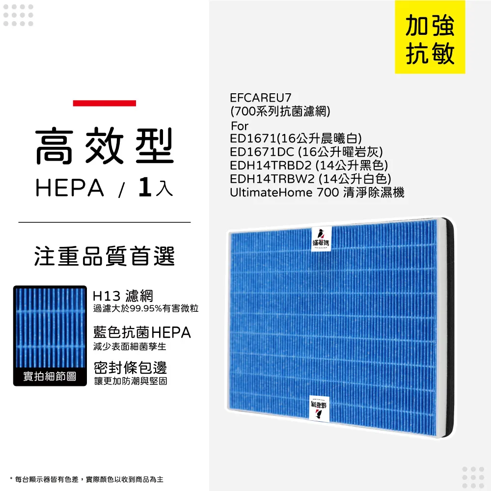 蟎著媽 濾網(Electrolux 伊萊克斯 Pure A9 高款 空氣清淨機 PA91-606GY PA91-606DG EP71-76WBA) 歷史價格詳細信息