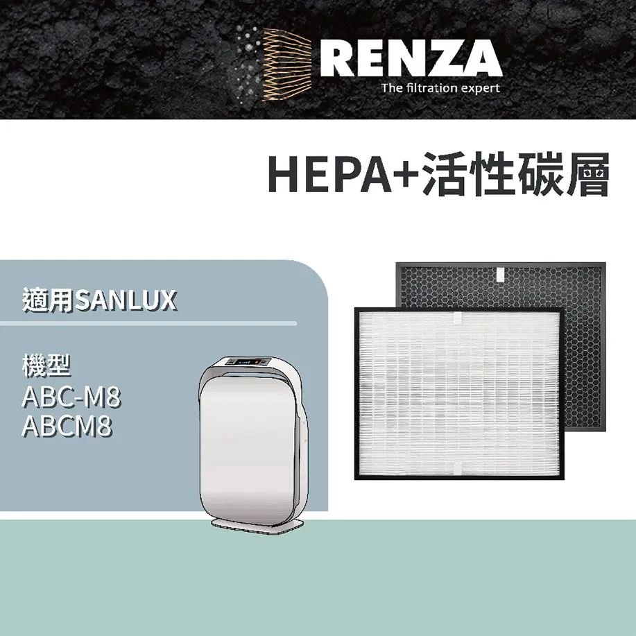 RENZA HEPA加活性碳 可替換3M 空氣清淨機濾芯 U200-ORF U200-F 適用機型 FA-U120 FA-U150 歷史價格詳細信息