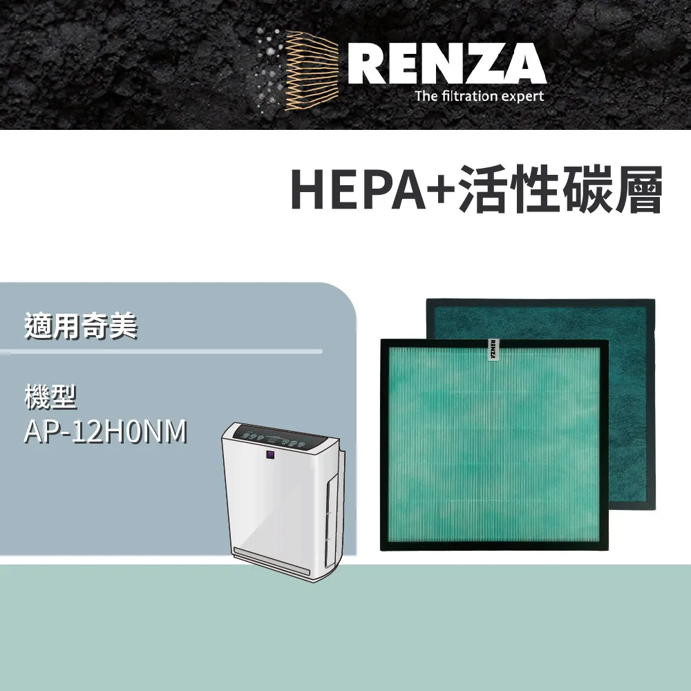 RENZA濾網 適用奇美 AP-04SRH1 AP-04SRGA 高效HEPA+活性碳濾網 替代 F04HP12 歷史價格詳細信息