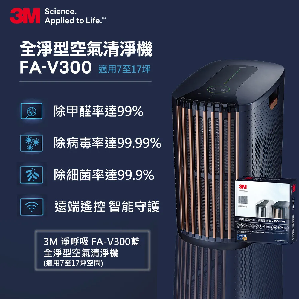 適用3M全淨型FA-V300 FA-V300W空氣清淨機HEPA活性碳2合1濾網濾芯 含RFID晶片  #V300-NWF 歷史價格詳細信息