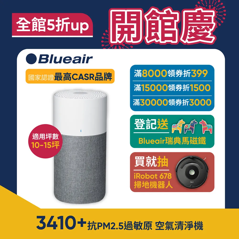 Blueair 3410 前置濾網(五色可選)｜官方旗艦店 歷史價格詳細信息
