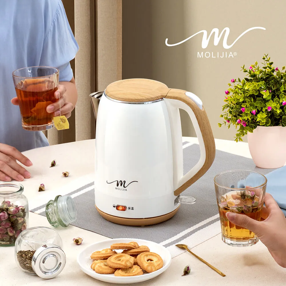 【MOLIJIA 魔力家】1.8L-M17 多功能美食料理不沾快煮電火鍋/煮飯/蒸煮鍋-木紋款(BY011017) 歷史價格詳細信息