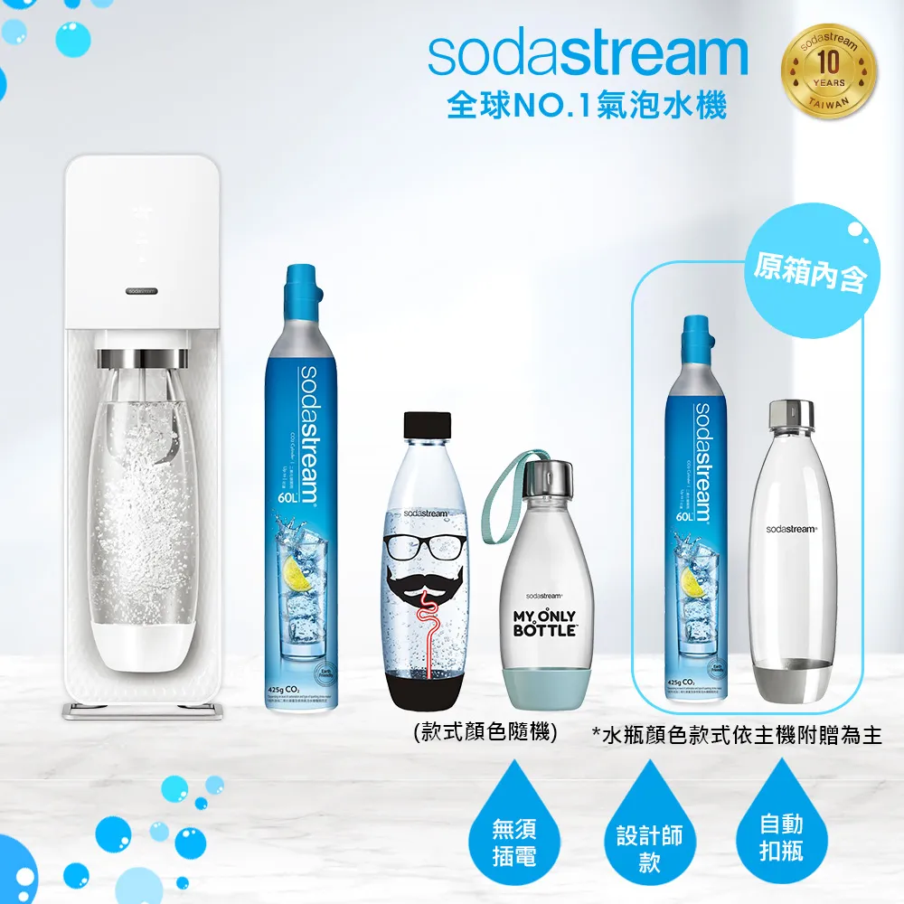 (超值組)Sodastream氣泡水機新機power source旗艦機(黑) 歷史價格詳細信息