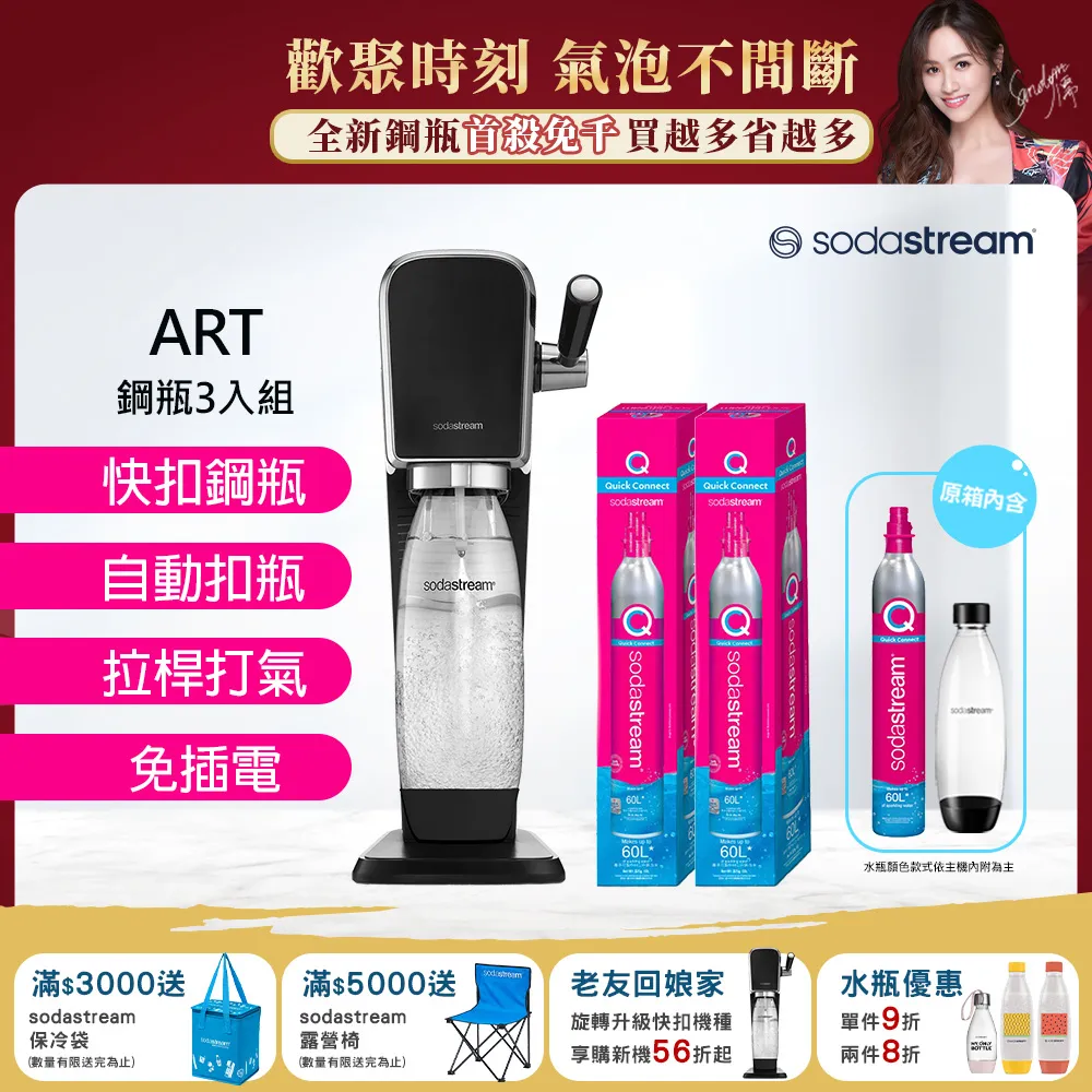 Sodastream ART自動扣瓶氣泡水機(白) 歷史價格詳細信息
