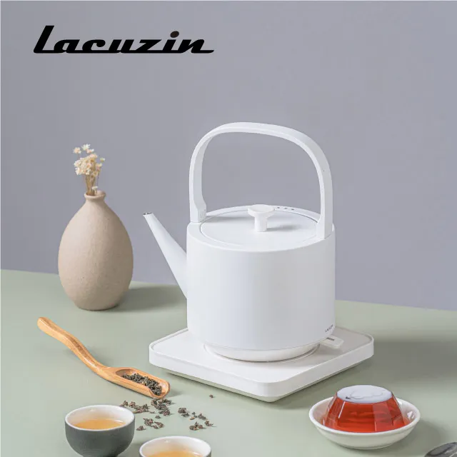 【Lacuzin】鑄鐵風溫控泡茶快煮壺 - 珍珠白 歷史價格詳細信息