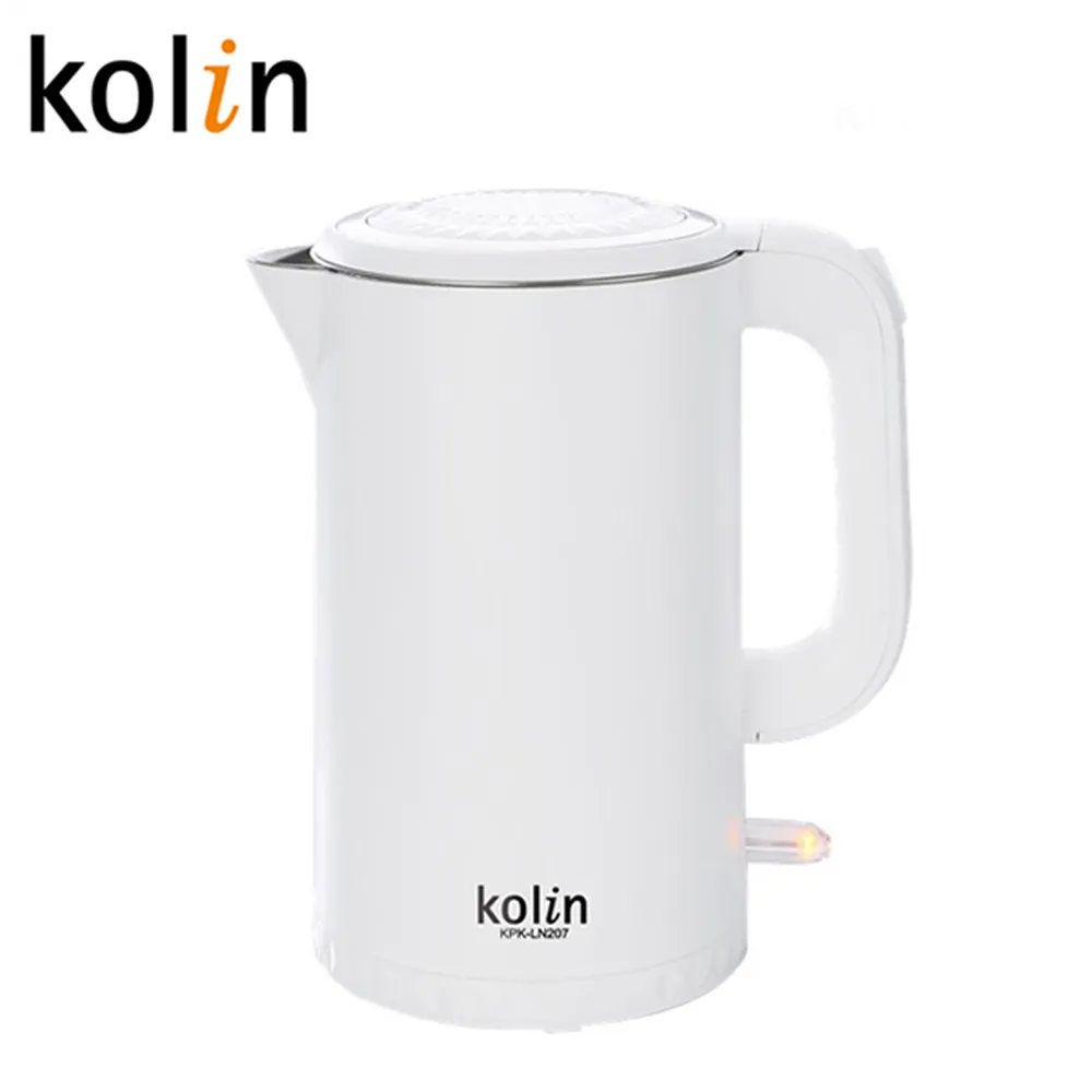 Kolin 歌林 316不鏽鋼 1.7L 雙層防燙快煮壺 電熱水壺 熱水壺 電茶壺 煮水壺 歷史價格詳細信息