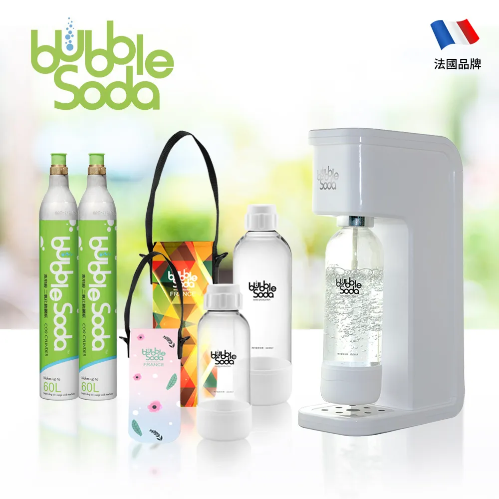法國BubbleSoda 經典粉旺氣泡水機-白色/粉色 BS-190W/BS-190P(兩色可選)(加碼送3M 牙線棒) 歷史價格詳細信息