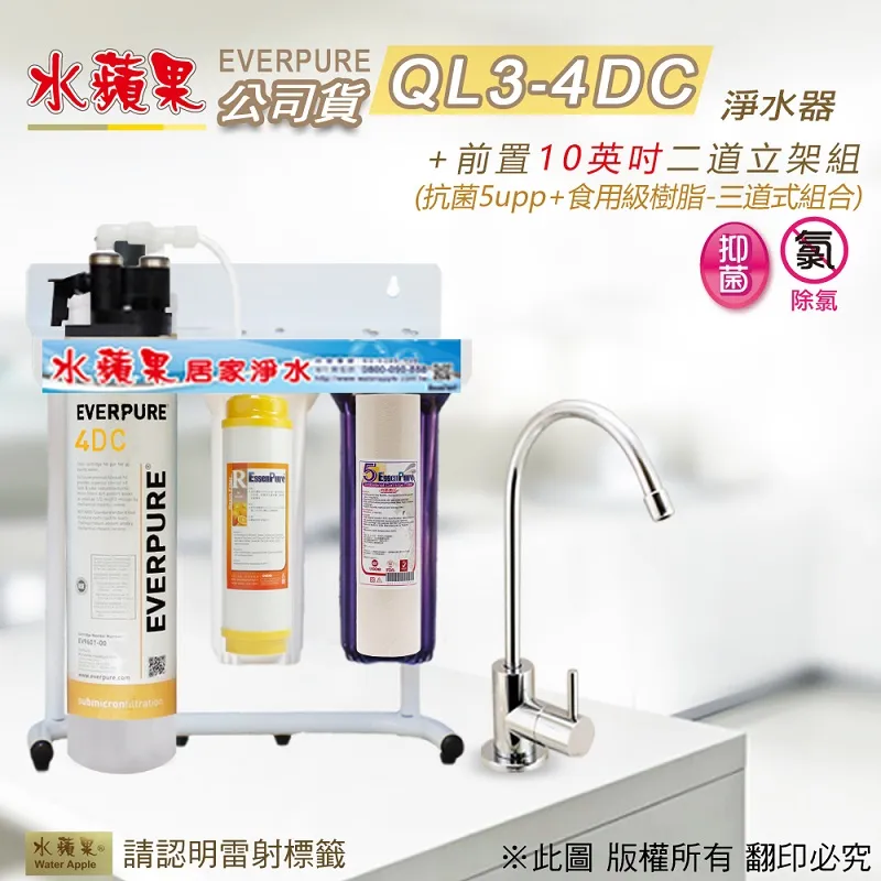 【水蘋果】10英吋標準型二道吊片式過濾器-含濾心(DIY自助型) 歷史價格詳細信息