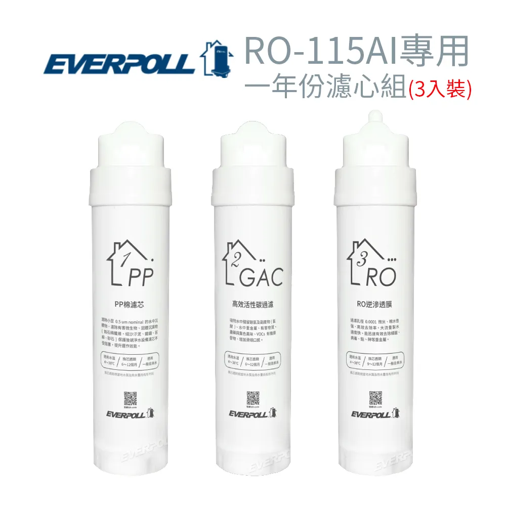 【EVERPOLL】RO逆滲透膜 R-RO (RO-500/600 專用濾芯) 歷史價格詳細信息