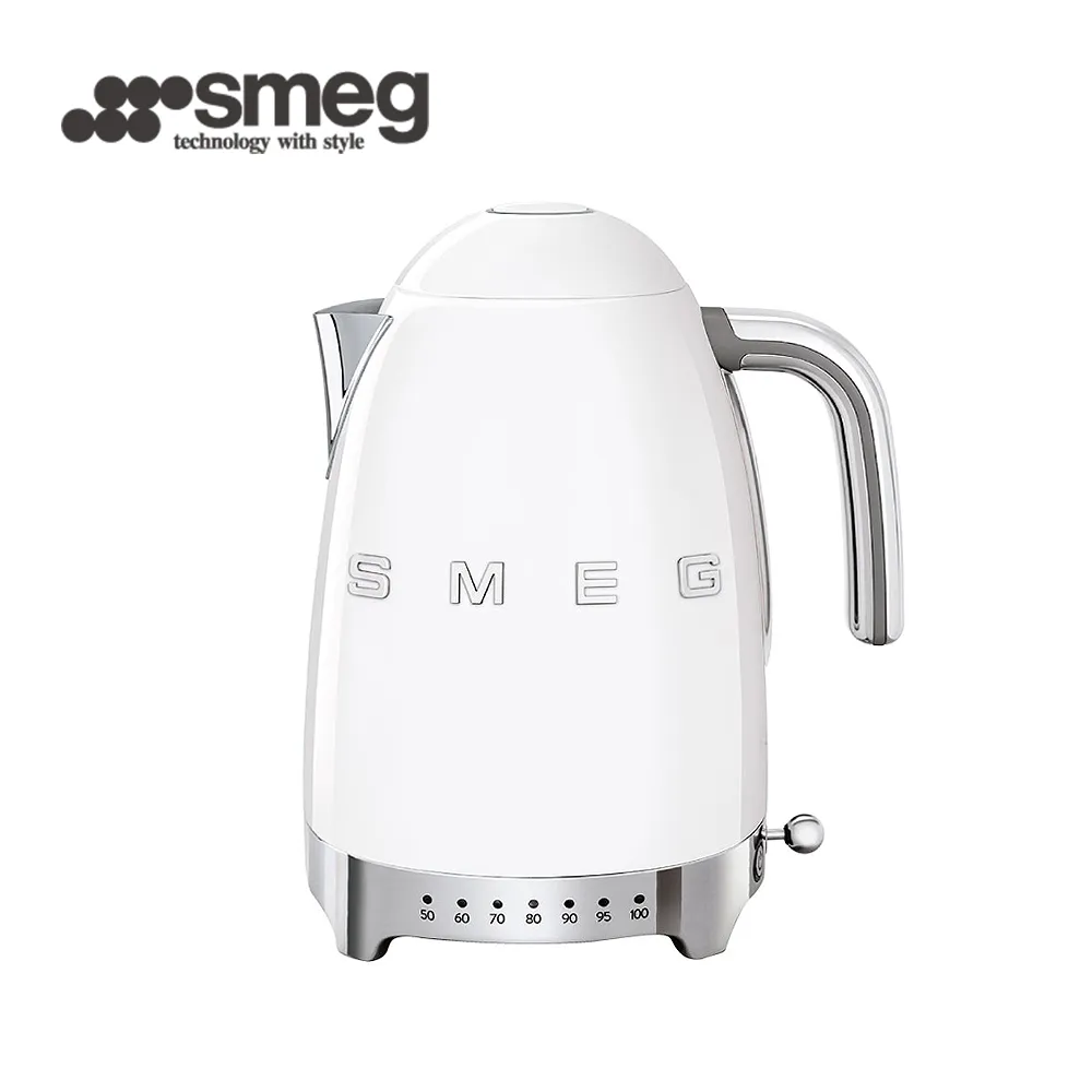 【SMEG】義大利控溫式大容量1.7L電熱水壺-珍珠白_KLF04WHUS 歷史價格詳細信息