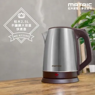 【MATRIC 松木】2.7L大容量雙層不鏽鋼防燙快煮壺MG-KT2702(1200W大功率) 歷史價格詳細信息