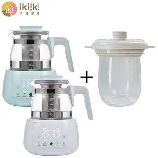 【IKIIKI】智能調溫烹煮壺(雪靄白IK-TK4401/湖水綠IK-TK4402) 原廠正貨 現貨 快煮壺 賞心樂事 歷史價格詳細信息