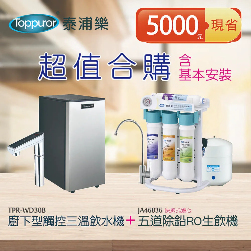 廚下型觸控二溫飲水機JB49066 送快拆五道標準RO機_含基本安裝 歷史價格詳細信息