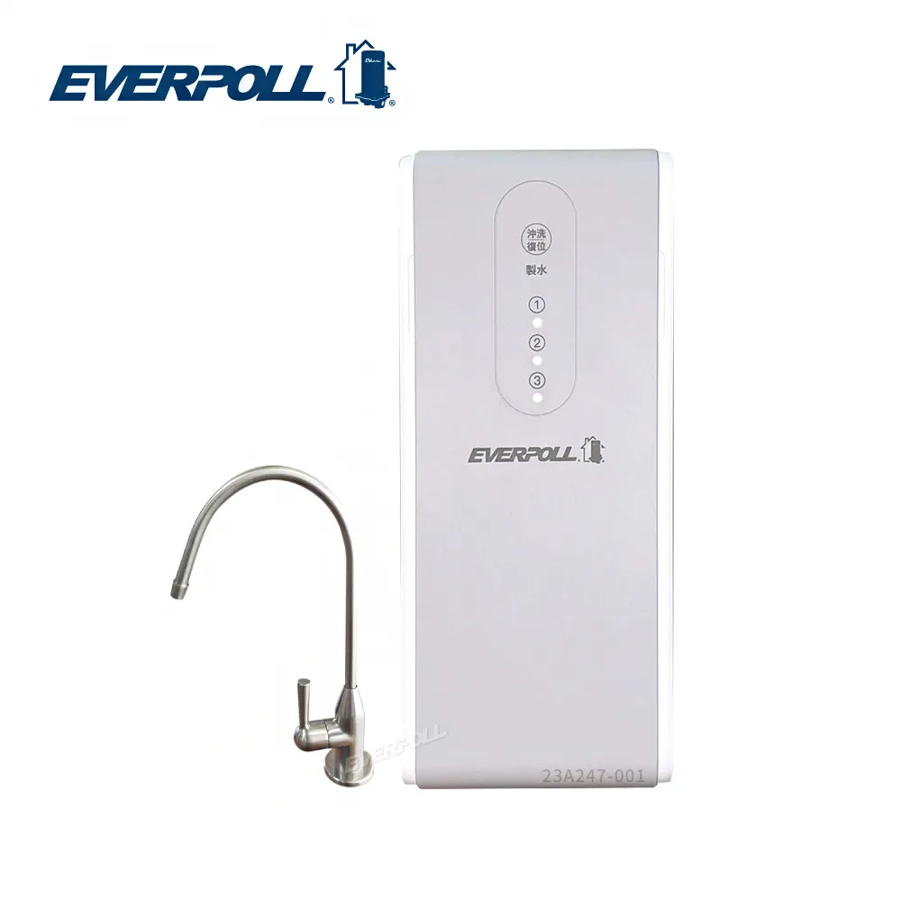 【EVERPOLL】直出RO淨水器 RO-800G 搭配EVB-298-E 廚下型雙溫UV觸控飲水機 歷史價格詳細信息