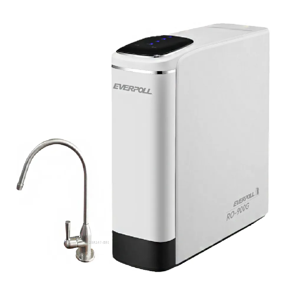 【EVERPOLL】直出RO淨水器 RO-800G 搭配EVB-298-E 廚下型雙溫UV觸控飲水機 歷史價格詳細信息