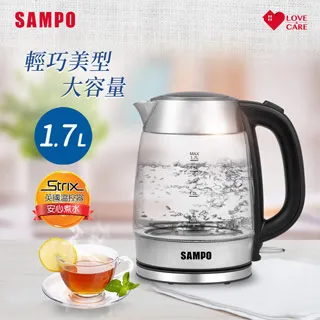 【聲寶SAMPO】1.7L玻璃快煮壺 KP-CB17G 歷史價格詳細信息