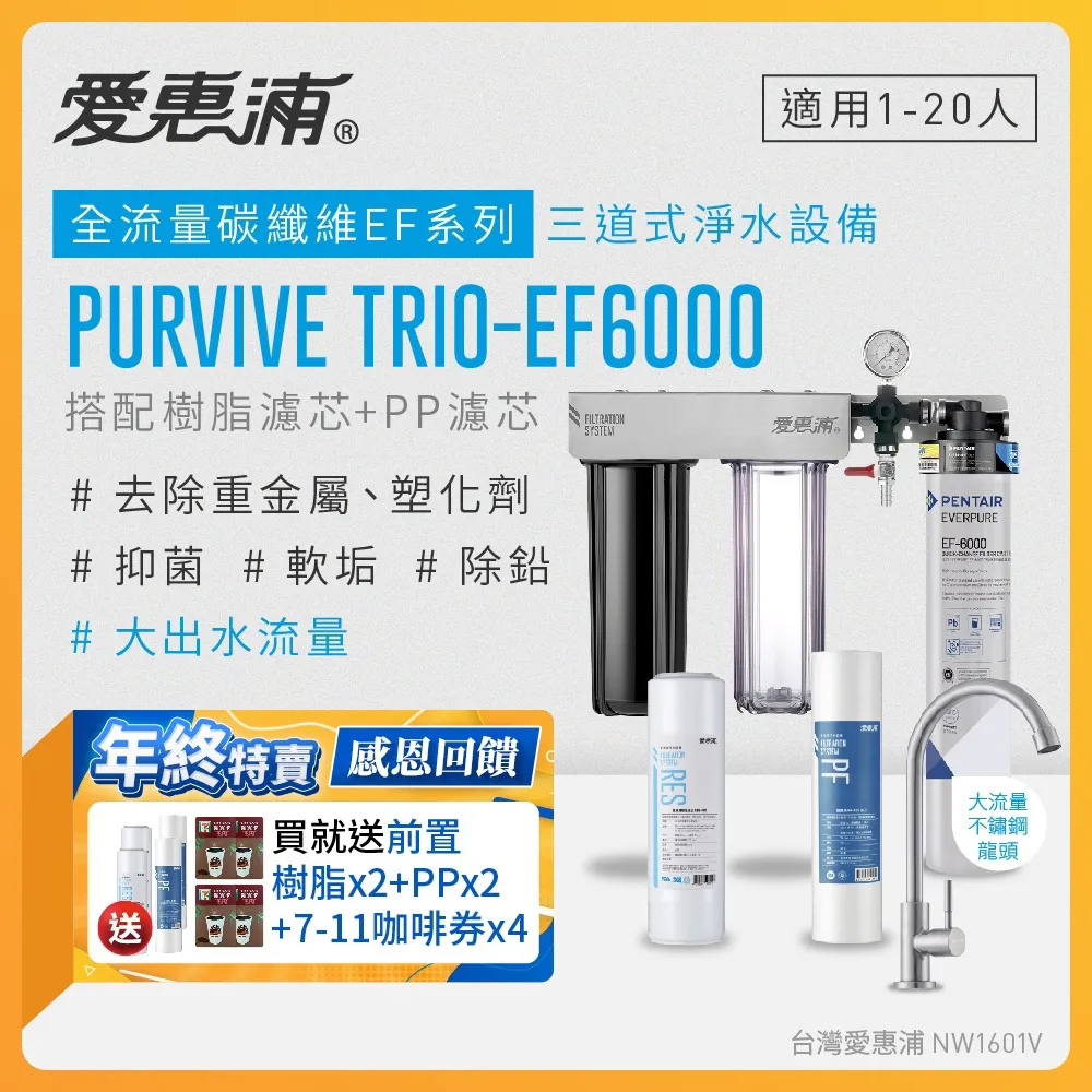 【EVERPURE愛惠浦】前置PF-101高效型濾心［台灣優水淨水生活館］ 歷史價格詳細信息
