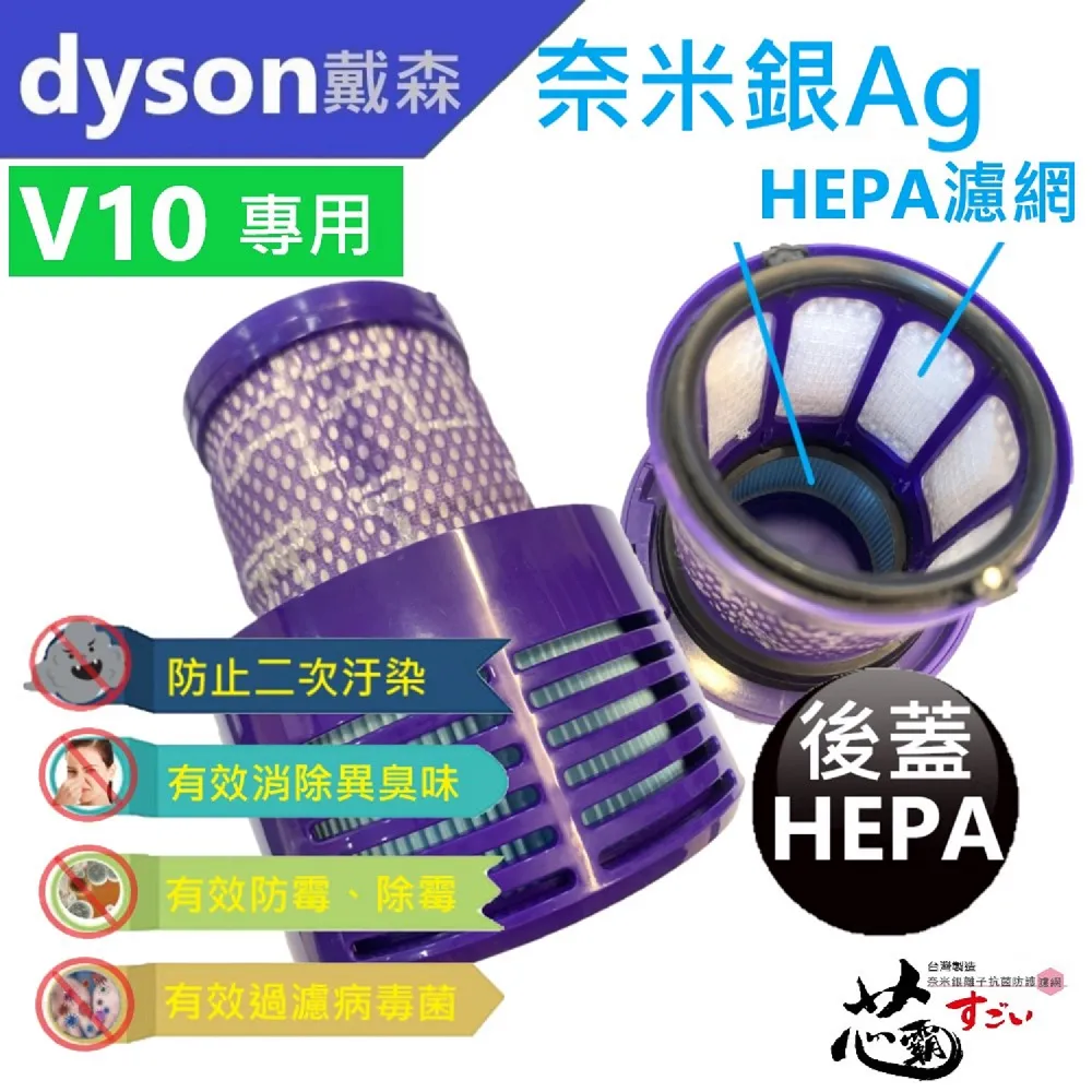 【芯霸電池】Dyson 戴森專用前置濾網3入組 台灣製造(奈米銀離子抗菌防護濾網) 歷史價格詳細信息