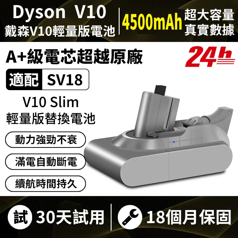 18個月保固dyson V10 SV12 系列 3000mAh 副廠電池 - ANewPow DC1030 歷史價格詳細信息