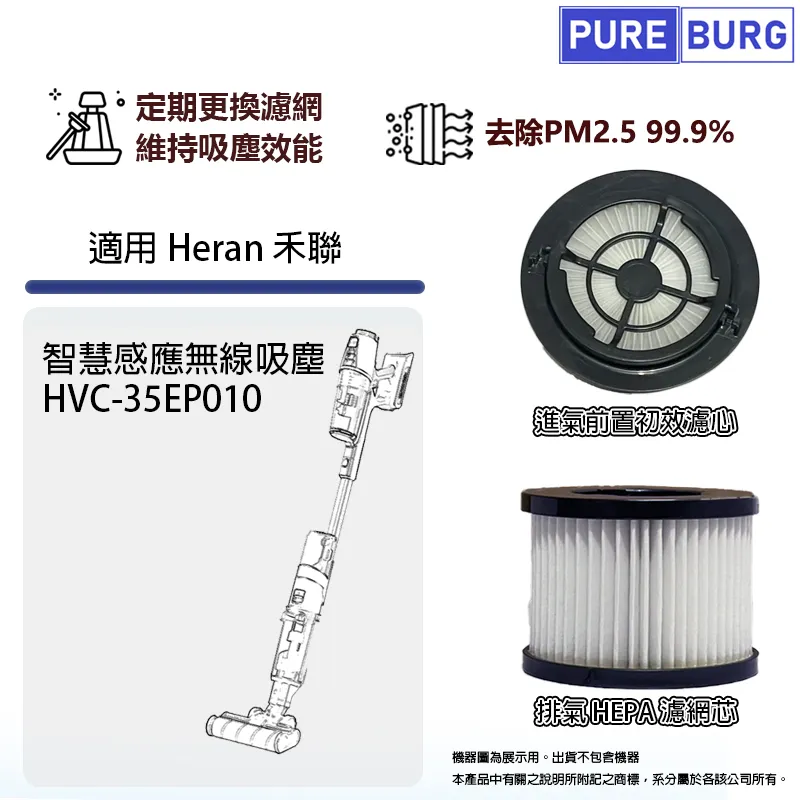 適用 HERAN 禾聯 HVC-23E6 HVC-23E6B 無線手持吸塵器 HEPA 集塵濾網 濾芯 濾心 3入組 歷史價格詳細信息