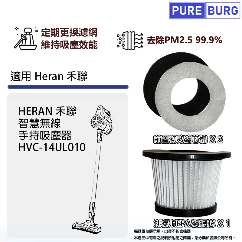 適用 HERAN 禾聯 HVC-23E6 HVC-23E6B 無線手持吸塵器 HEPA 集塵濾網 濾芯 濾心 3入組 歷史價格詳細信息