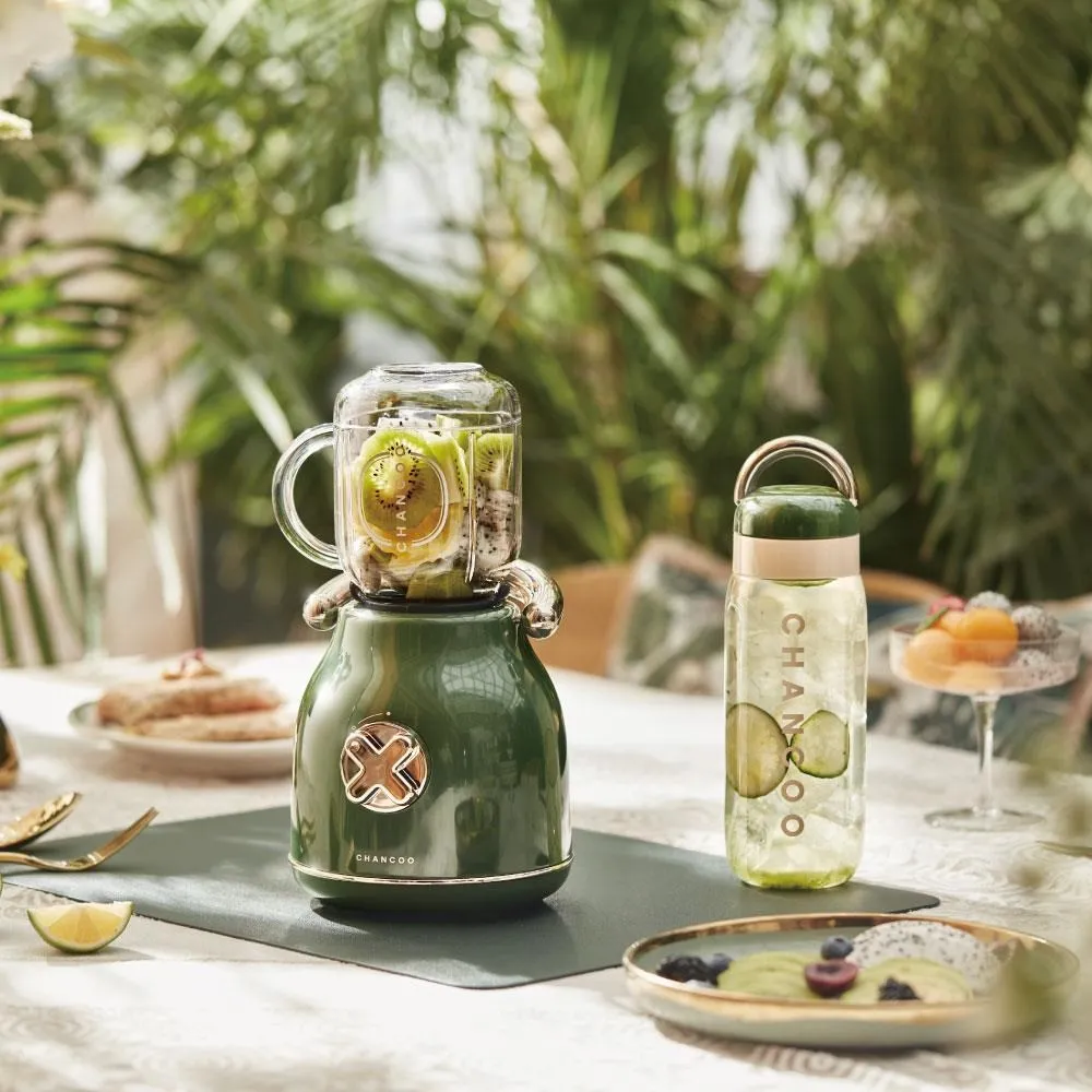 橙廚CHANCOO 榨汁機家用水果小型便攜式多功能榨果汁機復古設計 歷史價格詳細信息