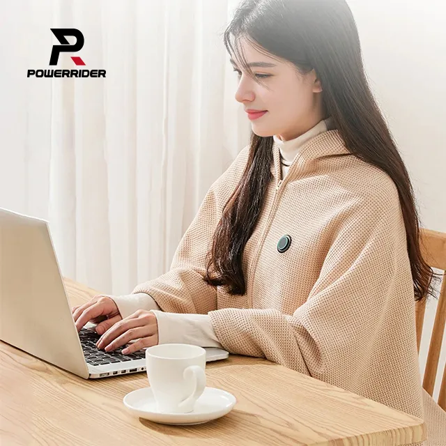 石墨烯披肩電熱毯/保暖發熱毯(Type-C接頭 PD 12V供電)搭配行動電源可隨身移動 歷史價格詳細信息