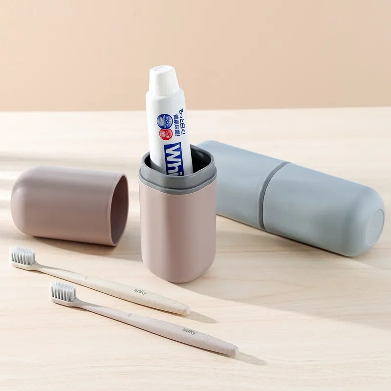 圓潤杯口牙刷盒 旅行牙刷盒 攜帶式套裝(藍灰） 歷史價格詳細信息