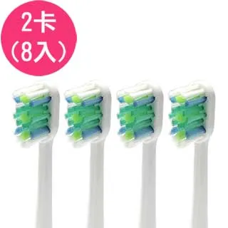 【驚爆價】【2卡8入】副廠小刷頭 電動牙刷頭 刷毛增量凹型BL551-X(相容飛利浦 PHILIPS 電動牙刷) 歷史價格詳細信息