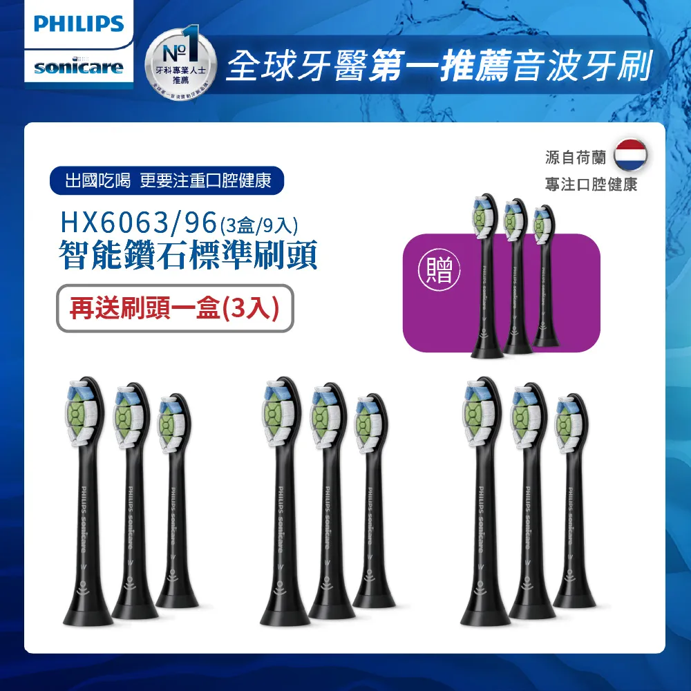 飛利浦智能鑽石刷頭7入組 (HX6067) W123122 歷史價格詳細信息