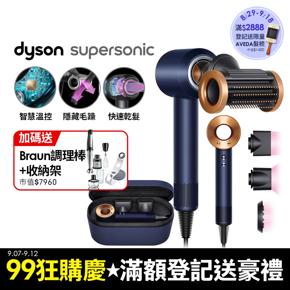 Dyson Supersonic 吹風機 HD15 普魯士藍(附精美禮盒) 歷史價格詳細信息