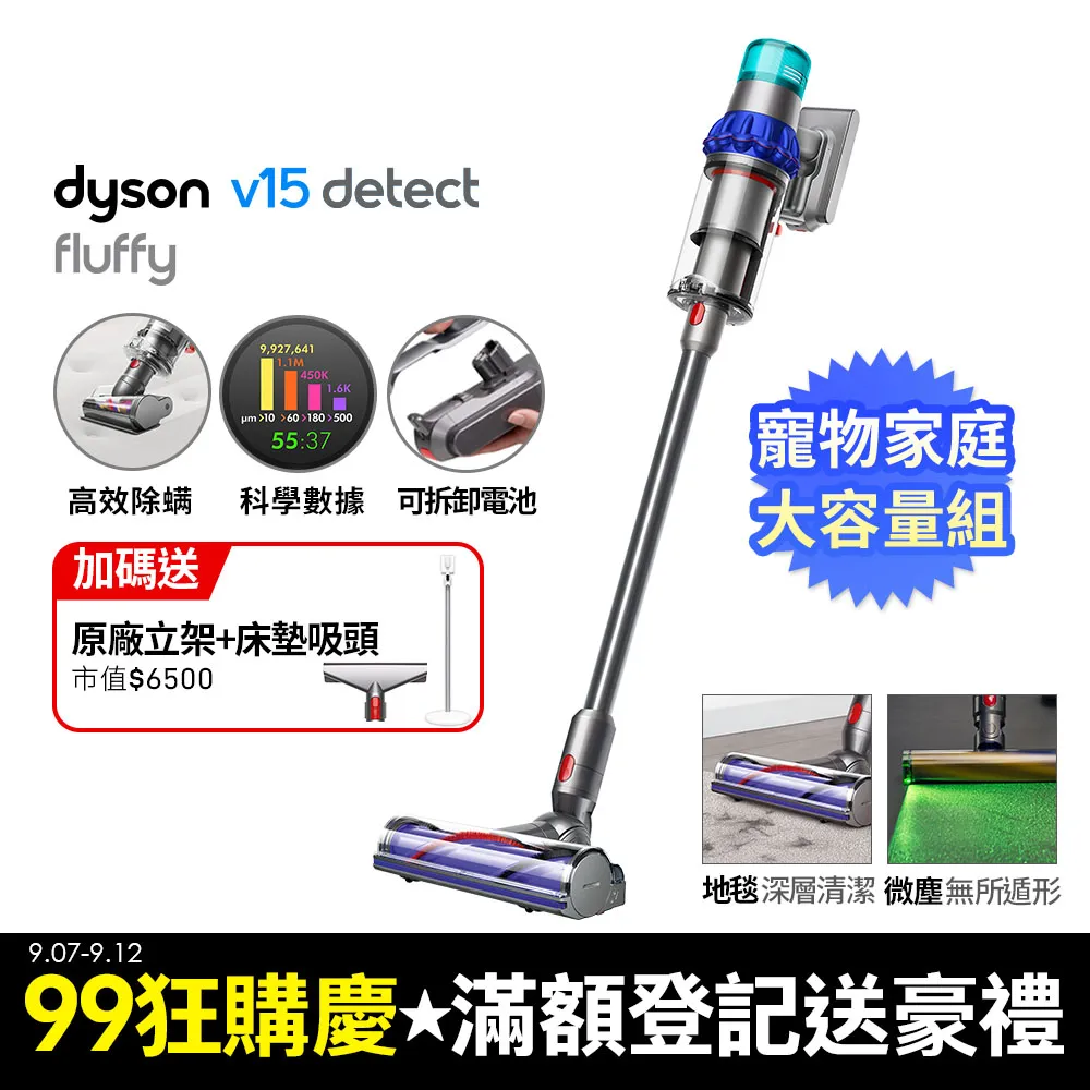 Dyson V15 Detect Fluffy SV47 智慧無線吸塵器 歷史價格詳細信息