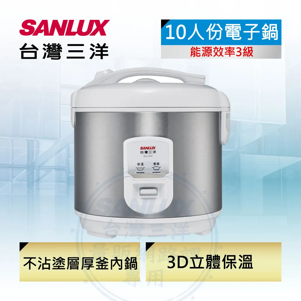 SANLUX 台灣三洋 ECJ-8039CTD  3人份電子鍋 歷史價格詳細信息