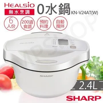 SHARP 夏普 2.4L 6人份 HEALSIO 智慧攪拌零水鍋 KN-V24AT 台灣公司貨 歷史價格詳細信息
