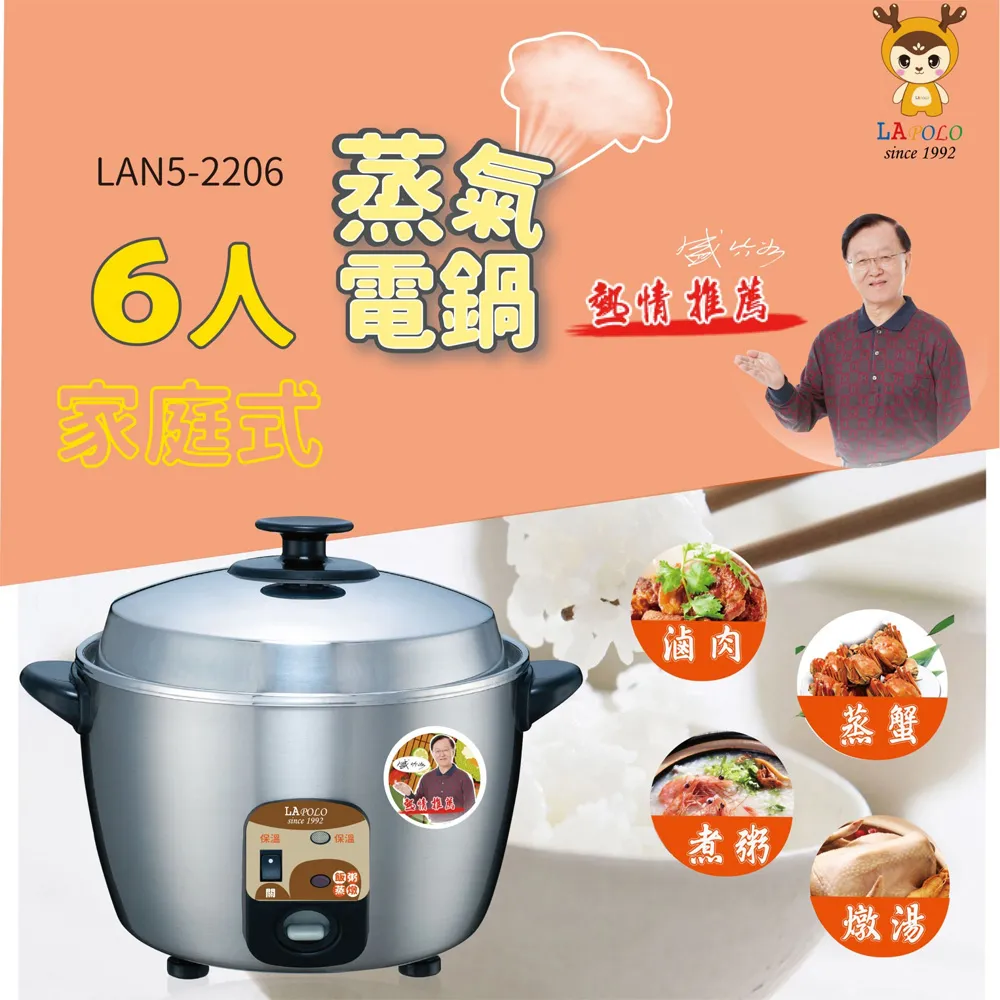 LAPOLO機械式11人份電鍋LAN5-2216 歷史價格詳細信息
