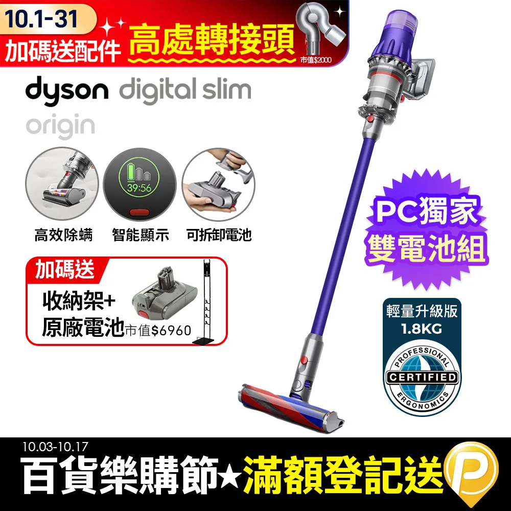Dyson SV18 Digital Slim Origin輕量無線吸塵器 歷史價格詳細信息