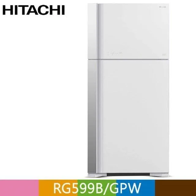HITACHI 日立 570公升變頻琉璃面板雙門冰箱 RG599B琉璃白(GPW) 歷史價格詳細信息