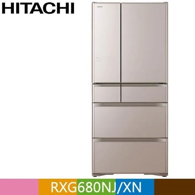 HITACHI 日立 676公升日本原裝變頻六門冰箱 RXG680NJ琉璃黑(XK) 歷史價格詳細信息