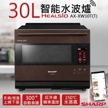 SHARP夏普 HEALSIO 30L 旗艦系列AIoT智慧連網水波爐AX-XW10T 3色 歷史價格詳細信息
