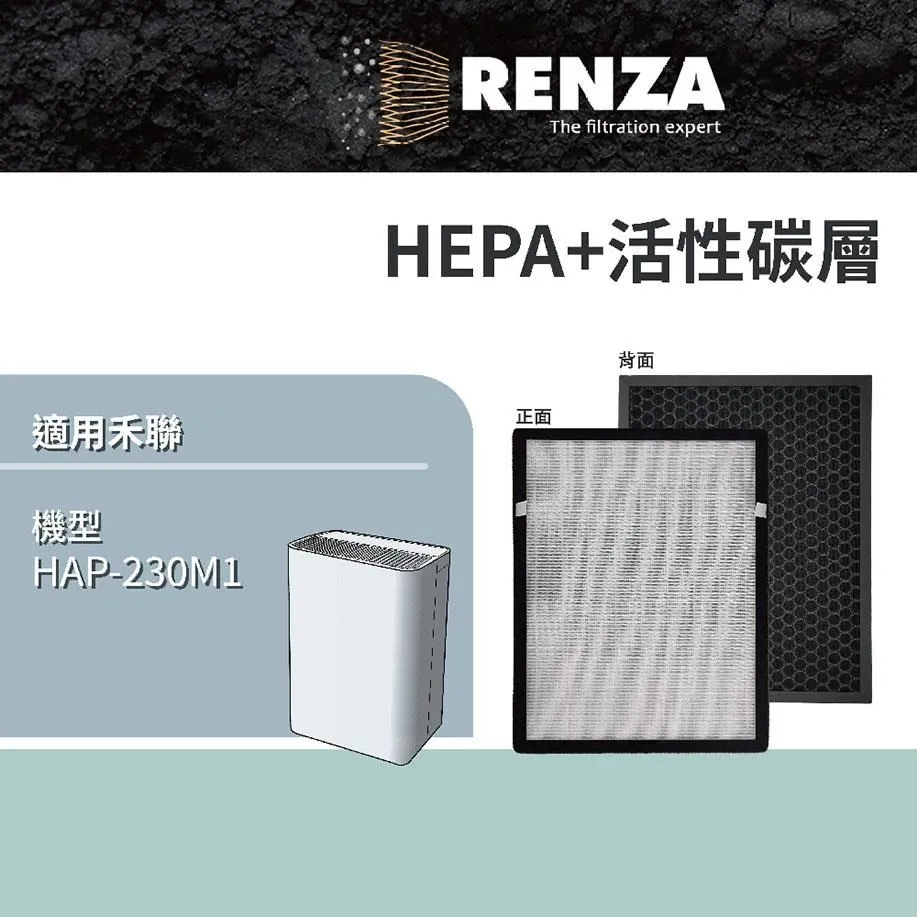 【RENZA】適用HERAN 禾聯 HAP-410M1 HAP-410Z1 空氣清淨機(2合1HEPA+活性碳濾網 濾芯) 歷史價格詳細信息