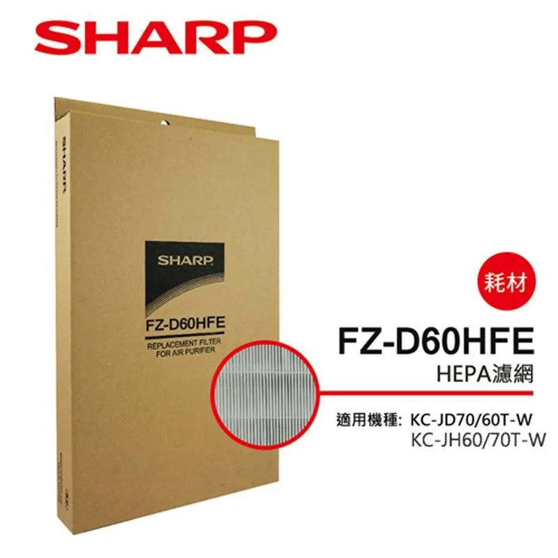 【SHARP 夏普】KC-JD70/60T 專用蜂巢狀活性碳濾網 FZ-D60DFE 歷史價格詳細信息
